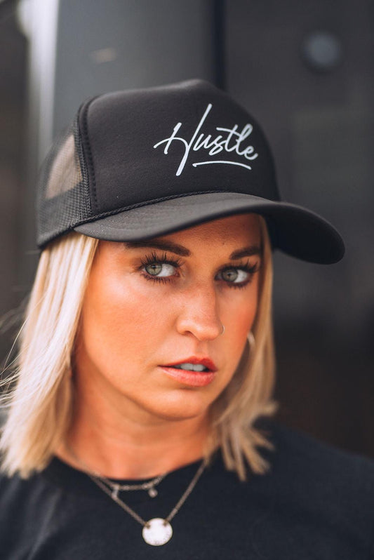 Hustle Trucker Hat: Bold Entrepreneur Snapback Cap