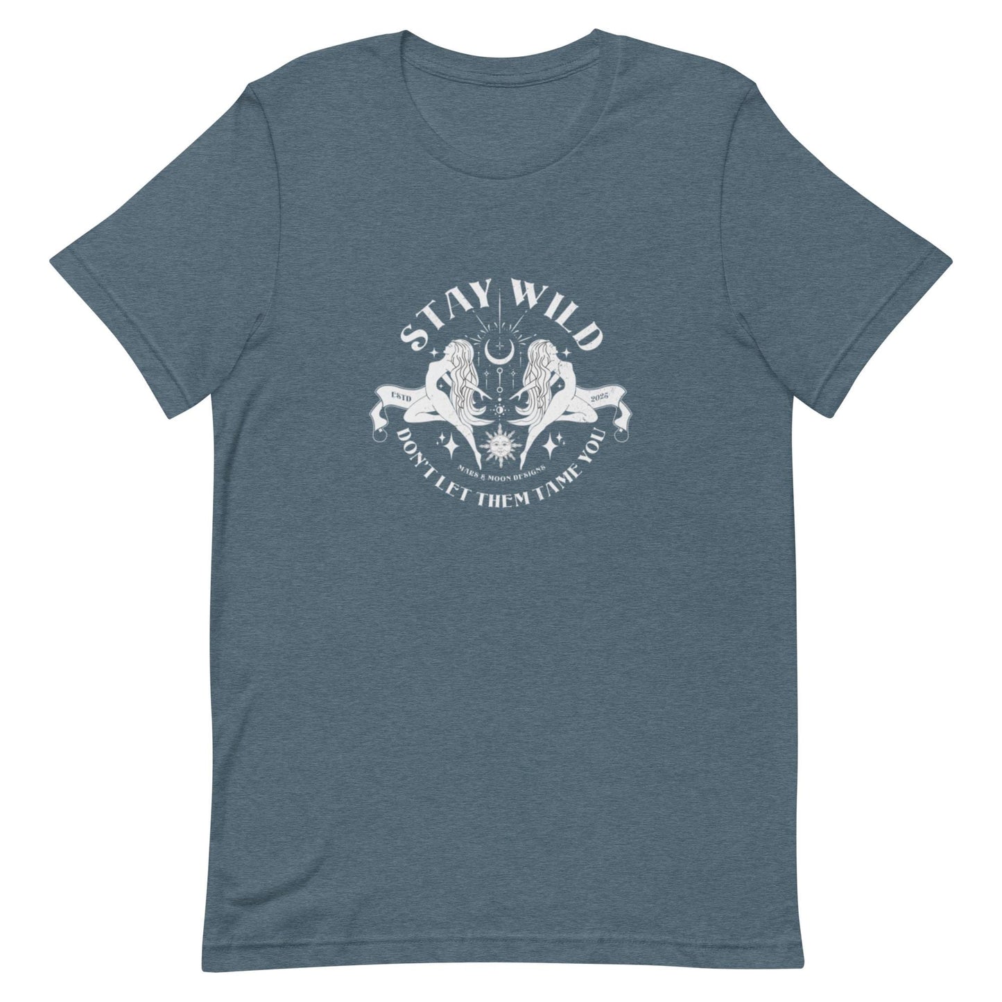 Witchy Boho Goddess T-Shirt: Stay Wild Graphic Tee