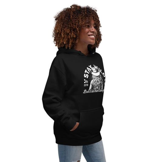 Stay Wild Cowgirl Hoodie: Empowering Women's Graphic Sweatshirt