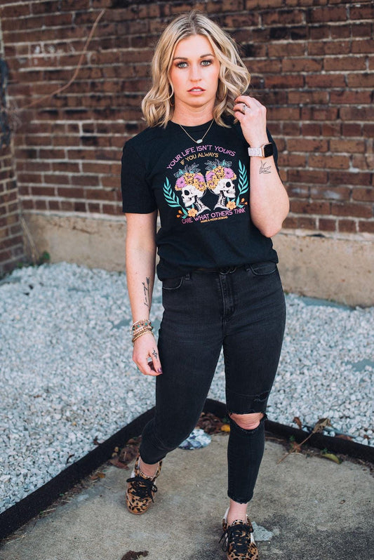 Sassy Graphic Tee: Confidence Quote Bella Canvas T-Shirt