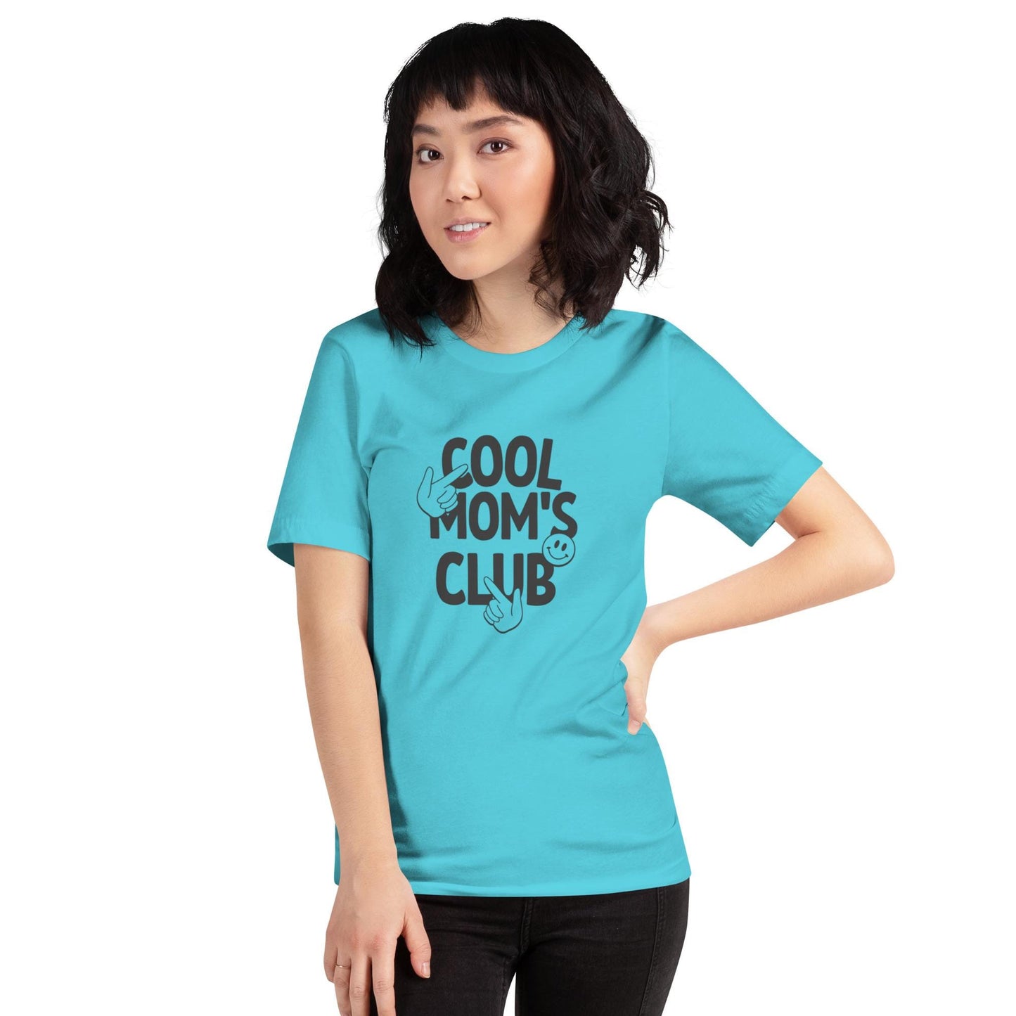 Bella Canvas Mom Shirt - Cool Mom's Club Graphic Tee - Trendy Mom Life T-shirt - Mother's Day Gift - Matching Mom and Kid Shirt