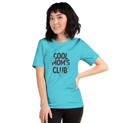 Bella Canvas Mom Shirt - Cool Mom's Club Graphic Tee - Trendy Mom Life T-shirt - Mother's Day Gift - Matching Mom and Kid Shirt