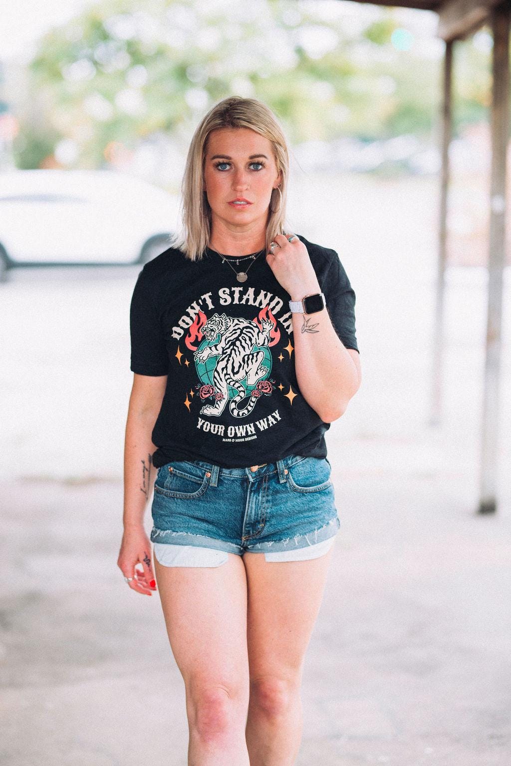 Motivational Unisex T-Shirt: Don't Stand in Your Own Way - Bella Canvas Tee