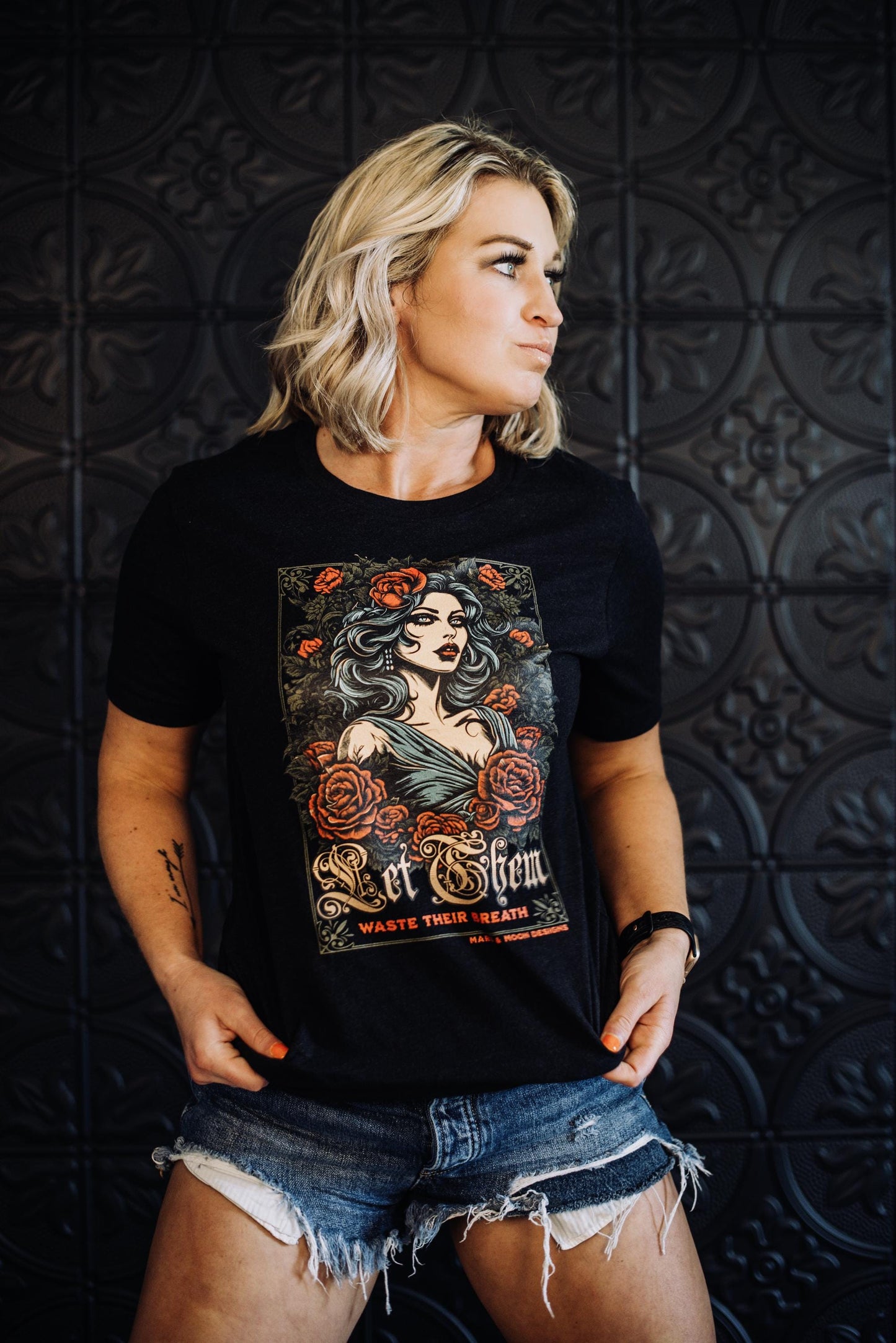 Let Them Graphic Tee: Feminist Bella Canvas T-Shirt