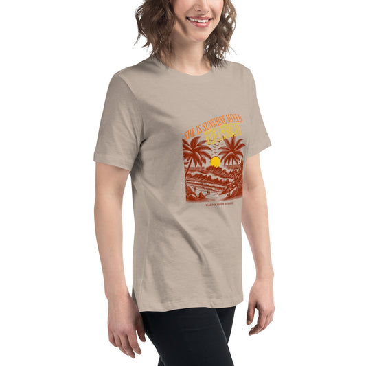 Sunshine Hurricane Graphic Tee - Empowering Women's T-Shirt