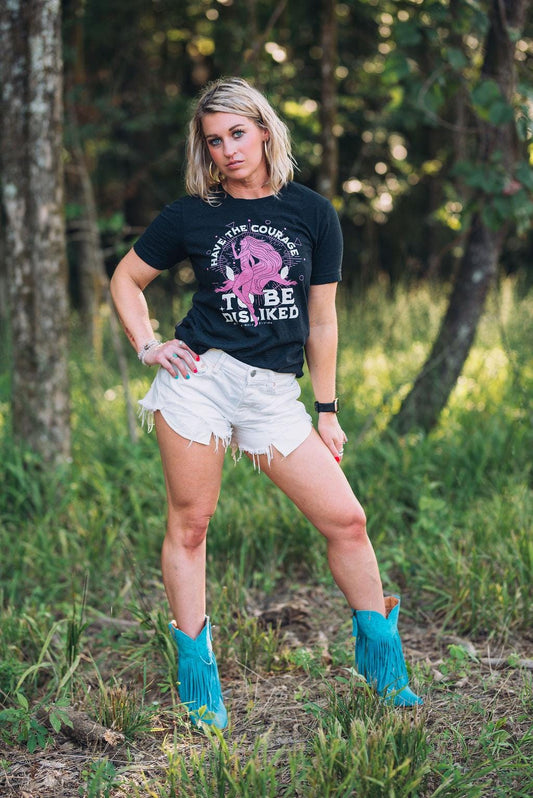 Courage to Be Disliked T-Shirt: Empowering Women's Graphic Tee