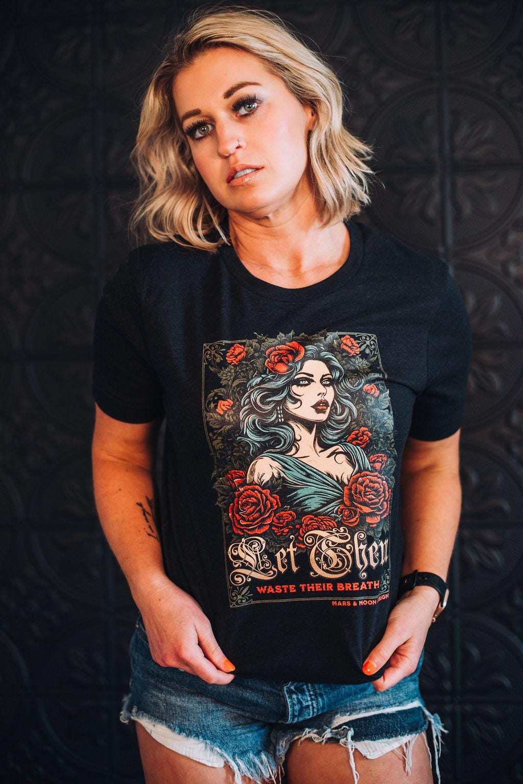 Let Them Graphic Tee: Feminist Bella Canvas T-Shirt