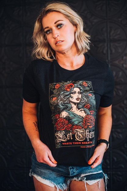 Let Them Graphic Tee: Feminist Bella Canvas T-Shirt