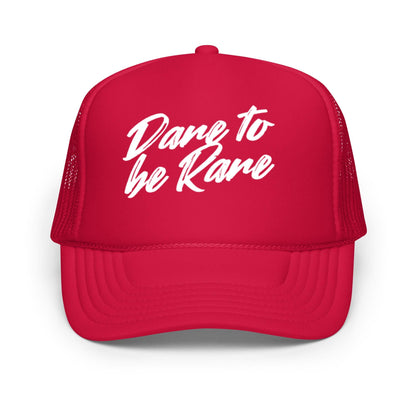 Dare to Be Rare Trucker Hat: Bold Statement Snapback