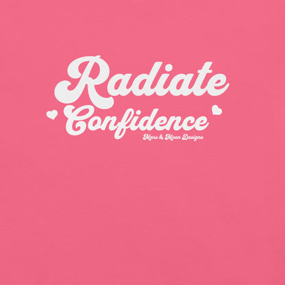 Radiate Confidence Bella Canvas T-shirt: Positive Energy, Mars & Moon Design