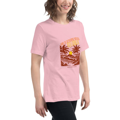 Sunshine Hurricane Graphic Tee - Empowering Women's T-Shirt