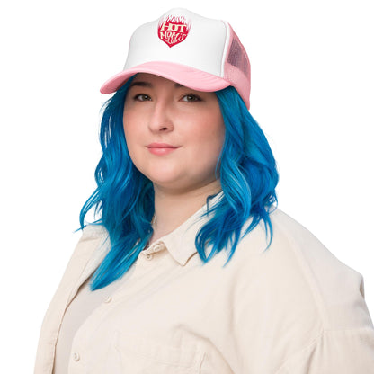 Foam trucker hat - Hot Mom's Club Hat - Cool Mom Life Trucker Hat - Funny Mom Gift - Adjustable Mesh Hat - Trendy Mom Baseball Hat