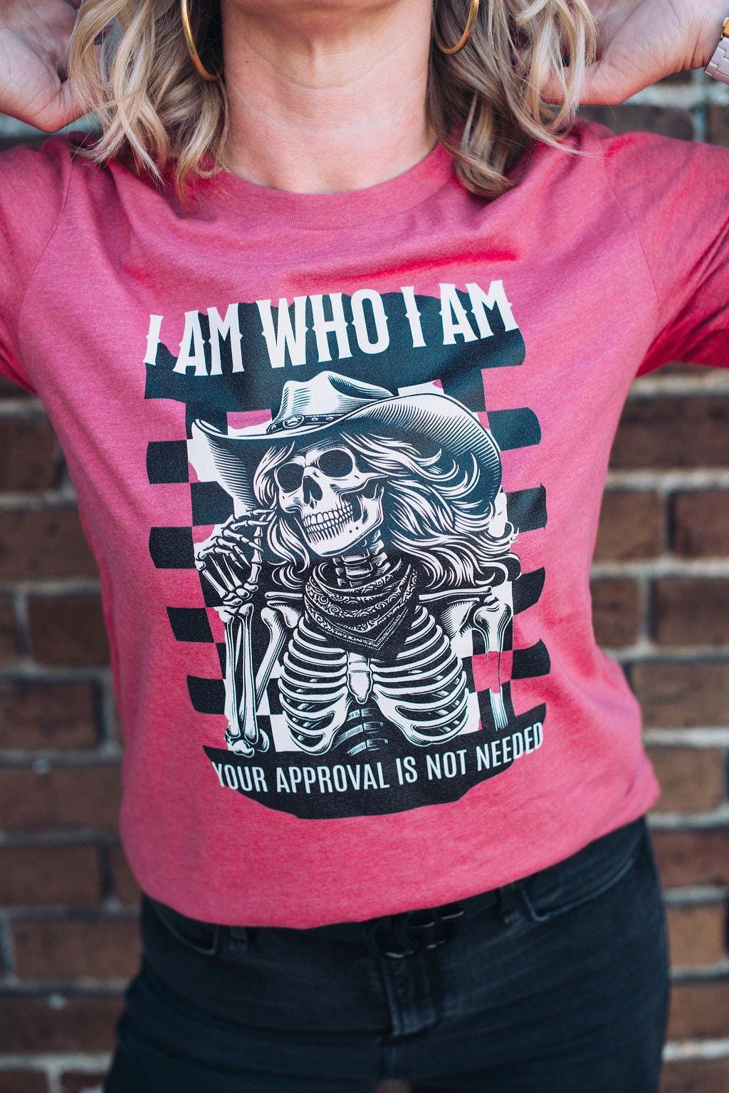 I am Who I am Shirt - Sassy Graphic Tee for Women - Bella Canvas T-shirt - Confident Feminist Quote Tee