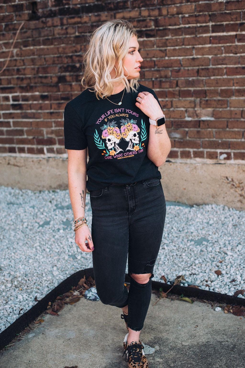 Sassy Graphic Tee: Confidence Quote Bella Canvas T-Shirt