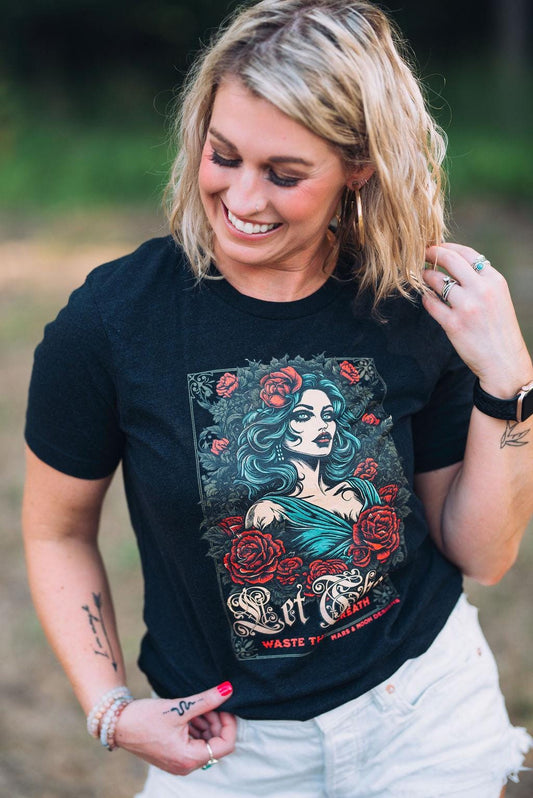 Let Them Graphic Tee: Feminist Bella Canvas T-Shirt