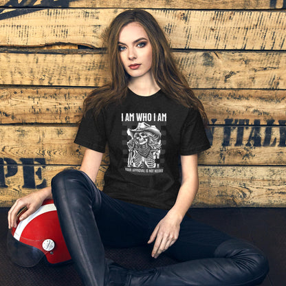 I am Who I am Shirt - Sassy Graphic Tee for Women - Bella Canvas T-shirt - Confident Feminist Quote Tee