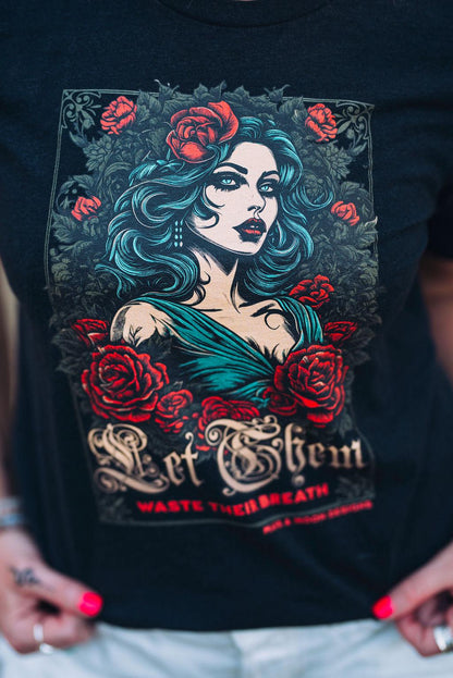Let Them Graphic Tee: Feminist Bella Canvas T-Shirt