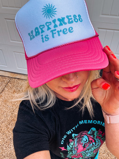 Happiness is Free Foam trucker hat