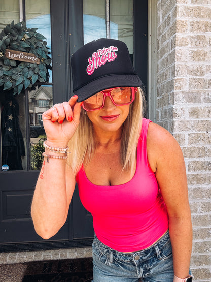 Enjoy the Show Foam trucker hat - Foam Snapback Hat - Retro Graphic Women's Hat