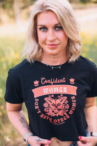 Feminist Graphic Sweatshirt: Confident Women Empower Each Other