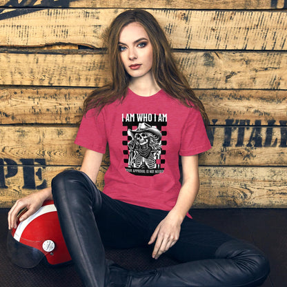 I am Who I am Shirt - Sassy Graphic Tee for Women - Bella Canvas T-shirt - Confident Feminist Quote Tee