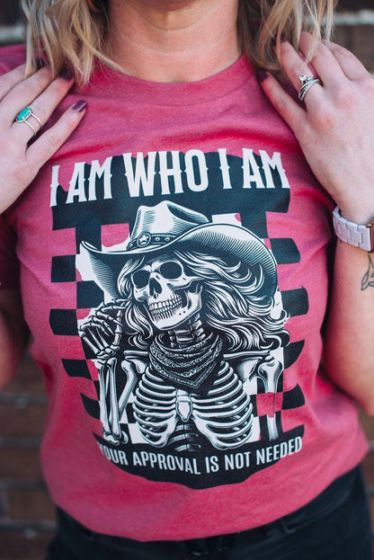 I am Who I am Shirt - Sassy Graphic Tee for Women - Bella Canvas T-shirt - Confident Feminist Quote Tee