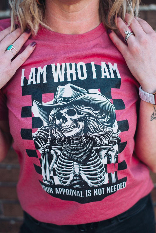 I am Who I am Shirt - Sassy Graphic Tee for Women - Bella Canvas T-shirt - Confident Feminist Quote Tee