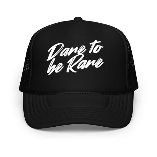Dare to Be Rare Trucker Hat: Bold Statement Snapback