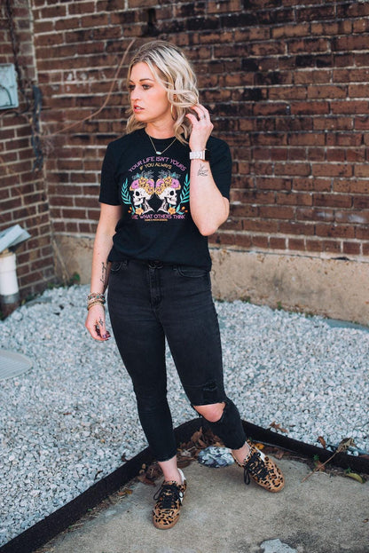 Sassy Graphic Tee: Confidence Quote Bella Canvas T-Shirt