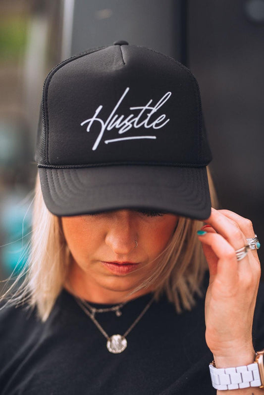 Hustle Trucker Hat: Bold Entrepreneur Snapback Cap