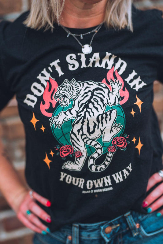 Motivational Unisex T-Shirt: Don't Stand in Your Own Way - Bella Canvas Tee