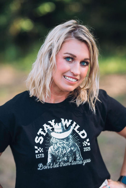 Stay Wild Cowgirl Hoodie: Empowering Women's Graphic Sweatshirt