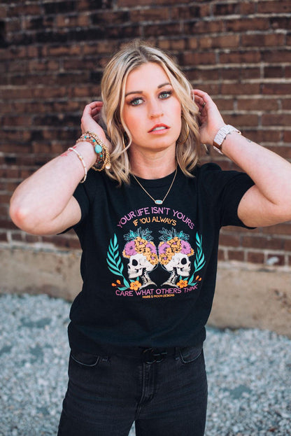 Sassy Graphic Tee: Confidence Quote Bella Canvas T-Shirt
