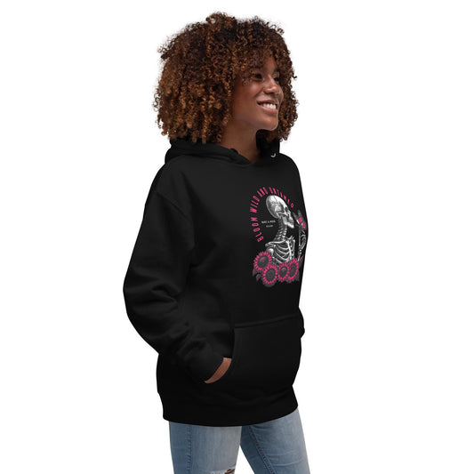 Bloom Wild Graphic Hoodie: Inspirational Unisex Sweatshirt