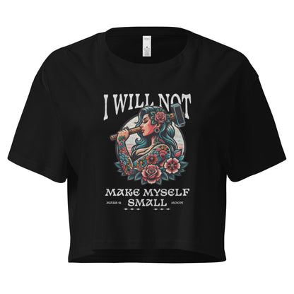 Feminist Crop Top: Empowering Hammer Graphic Tee - Bold Statement Shirt