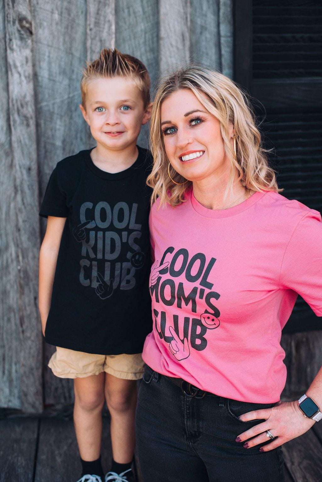 Bella Canvas Mom Shirt - Cool Mom's Club Graphic Tee - Trendy Mom Life T-shirt - Mother's Day Gift - Matching Mom and Kid Shirt
