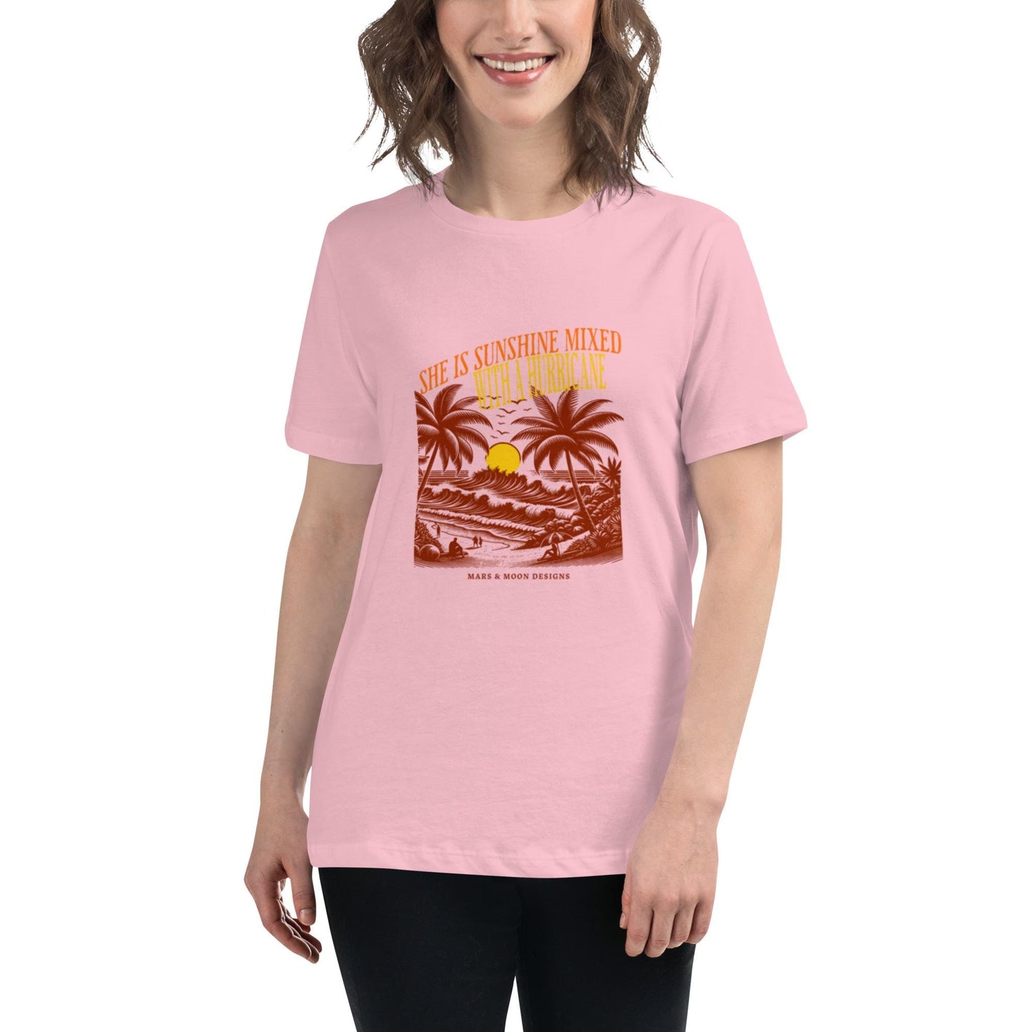 Sunshine Hurricane Graphic Tee - Empowering Women's T-Shirt