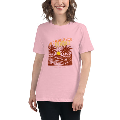 Sunshine Hurricane Graphic Tee - Empowering Women's T-Shirt