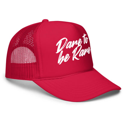Dare to Be Rare Trucker Hat: Bold Statement Snapback
