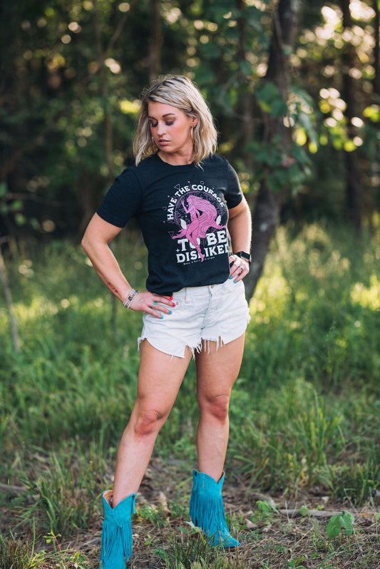 Courage to Be Disliked T-Shirt: Empowering Women's Graphic Tee