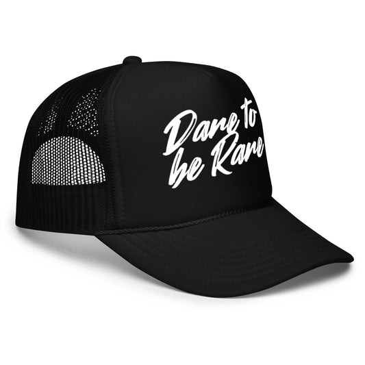 Dare to Be Rare Trucker Hat: Bold Statement Snapback