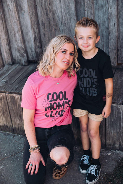 Kid's Graphic Tee - Cool Kid's Club Shirt - Trendy Kids T-shirt - Matching Mom and Kid Outfit - Cute Toddler & Youth T-shirt